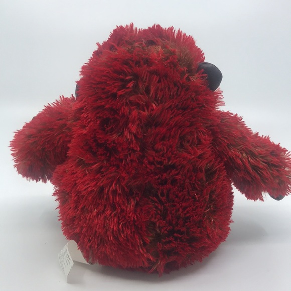Dan Dee Plush Valentines Red Faux Leather Gorilla Stuffed Animal - Picture 4 of 8